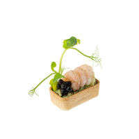 2725. Shrimps & Cheese-spinach tartlet