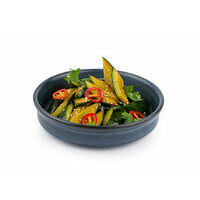 In soya sauce pickled smashed cucumber snack