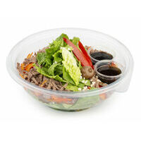 6044. Beef salad with couscous and truffle-balsamic sauce