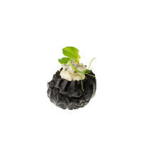 3375. Black Profiterole with Dor Blue cheese cream