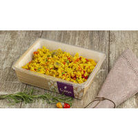 Vegetable pilaf with mushrooms