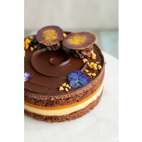 67. Mango un marakujas šokolādes torte