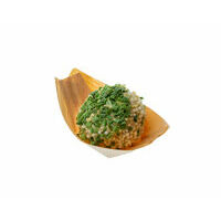 2780. Smoked mackerel ball with quail egg and dried chives