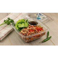 Beef salad with couscous and truffle-balsamic dressing