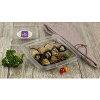 Mushroom & truffle stuffed eggplant rolls